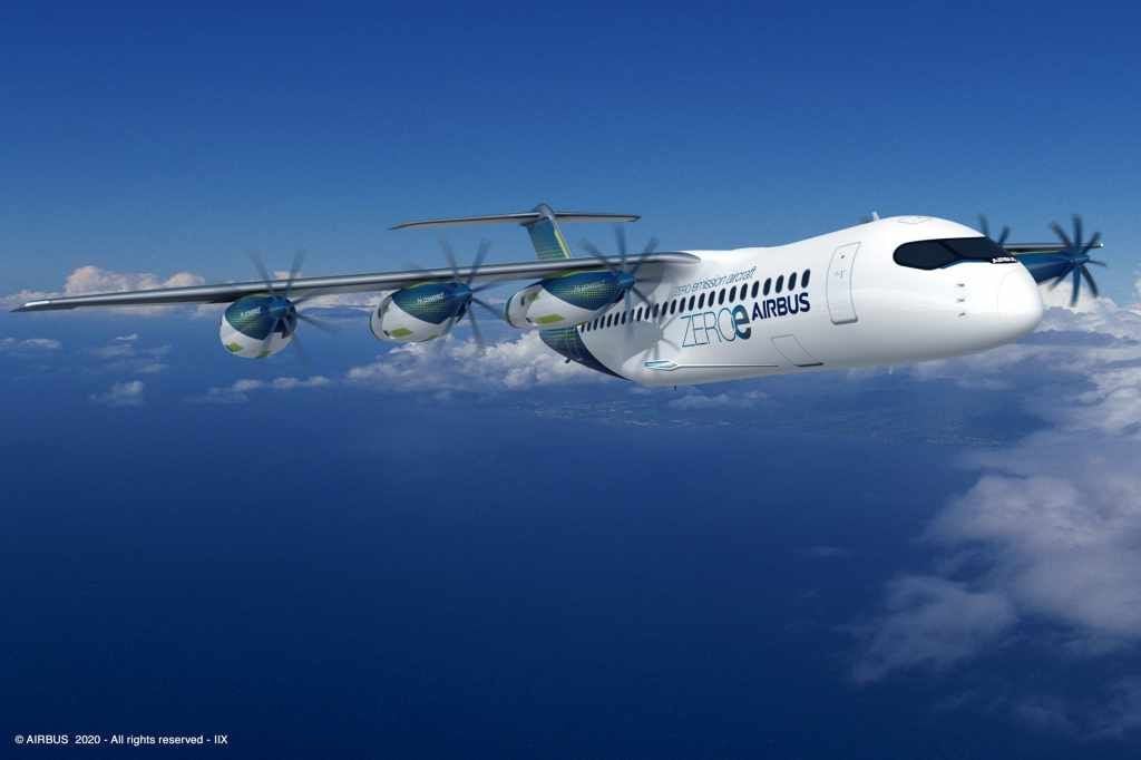 Airbus propone sistemas de hidrógeno modulares para los futuros aviones cero emisiones