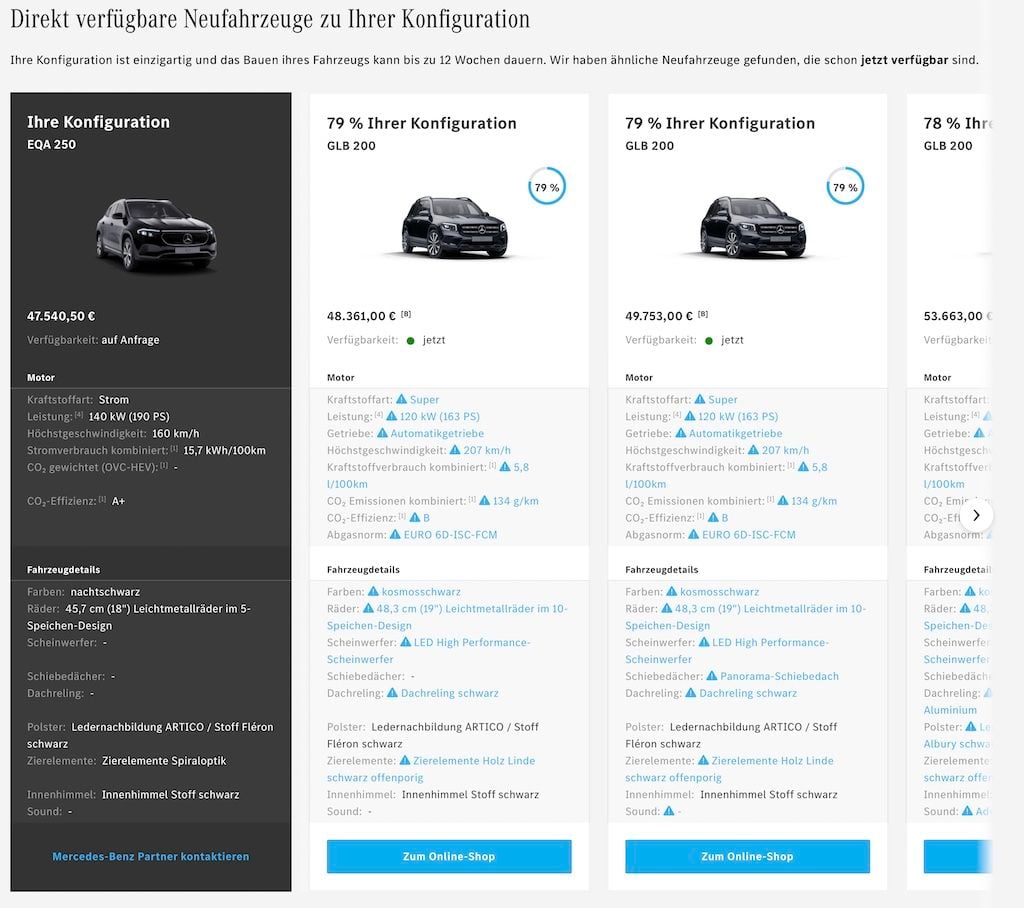 coche eléctrico Mercedes EQA