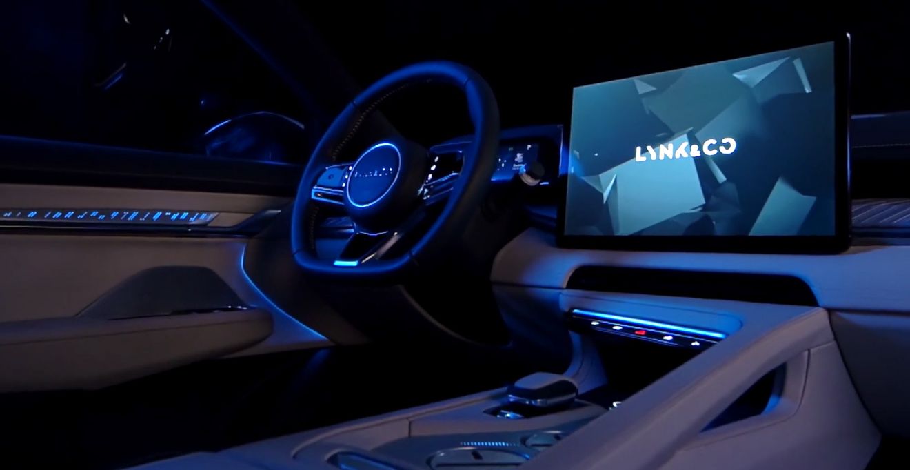 Así es el interior del Lynk &amp; Co Zero, un coche eléctrico que estrenará la nueva plataforma SEA de Geely y Volvo