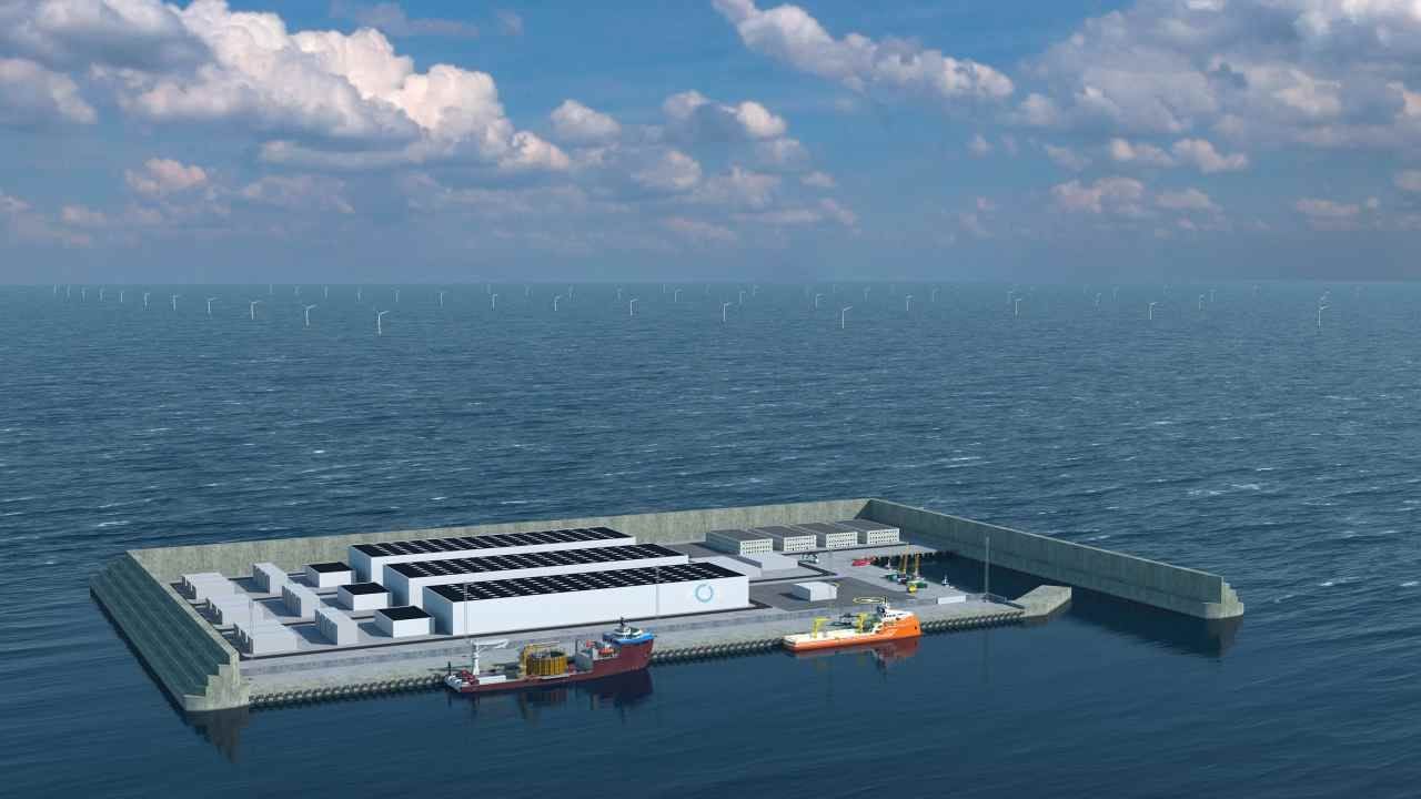 Dinamarca construirá enormes islas artificiales donde producirá energía renovable e hidrógeno verde