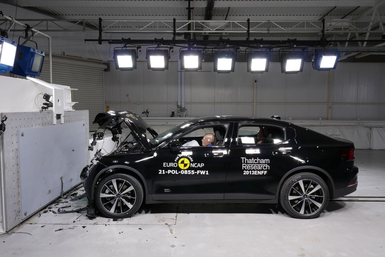 El Polestar 2 logra las 5 estrellas en los test de seguridad Euro NCAP