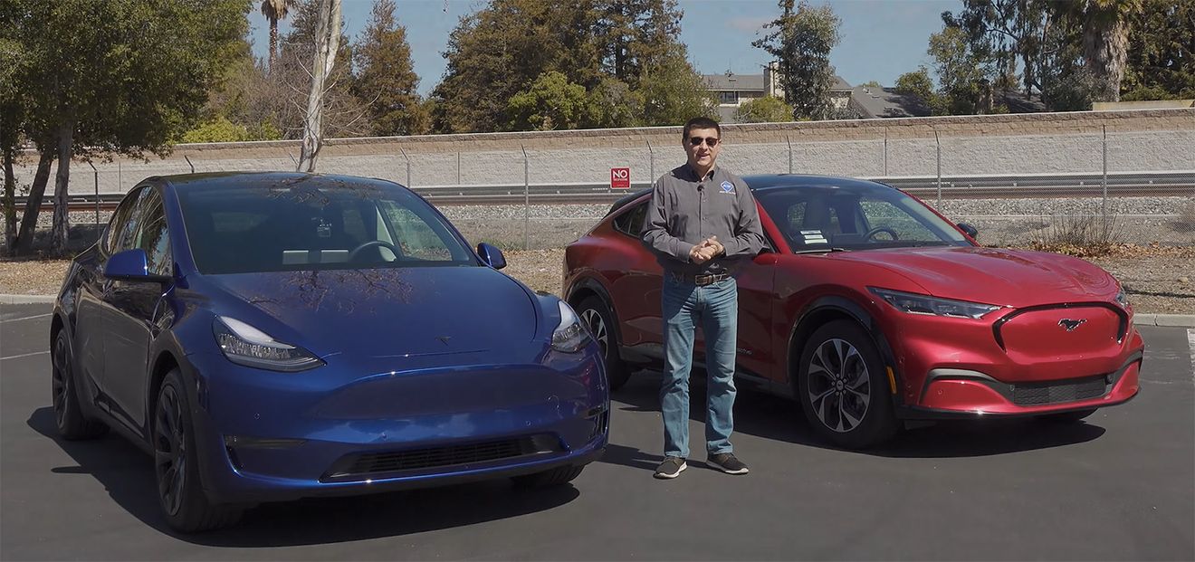 El Ford Mustang Mach-E supera al Tesla Model Y en un test de autonomía en condiciones reales