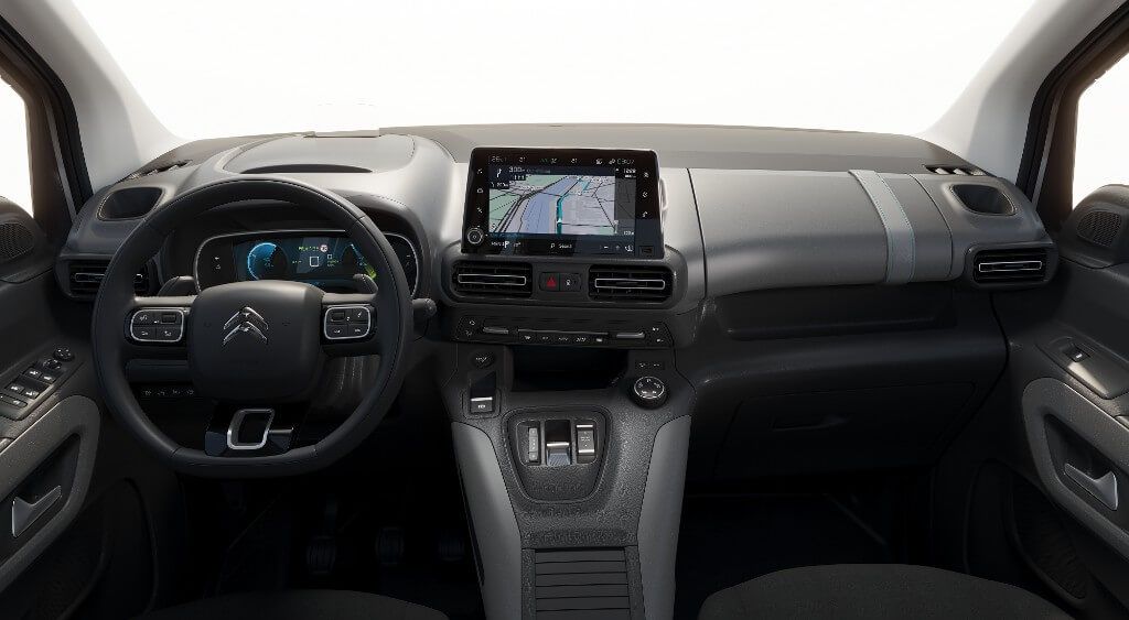 Interior de la Citroen e-Berlingo