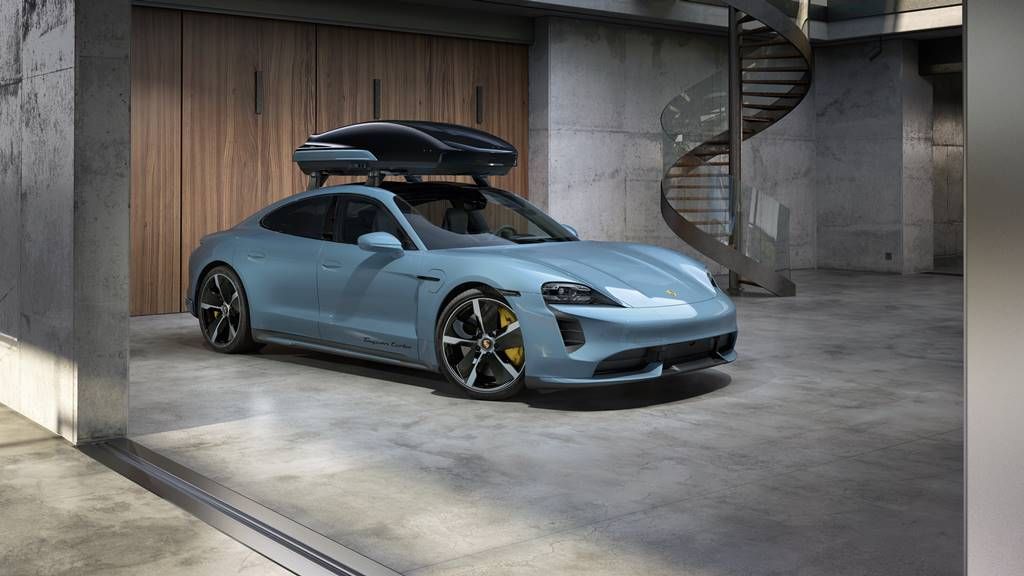 Porsche presenta el Performance Roof Box. Un cofre para el Taycan con 480 litros y capaz de soportar 200 km/h