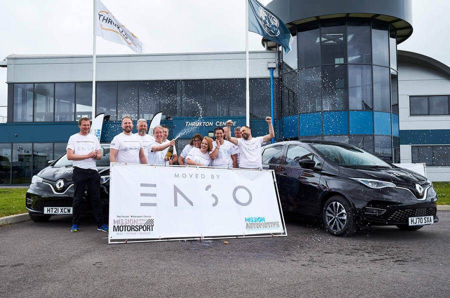 El Renault ZOE equipado con neumáticos ENSO bate un nuevo récord de "Hypermiling"