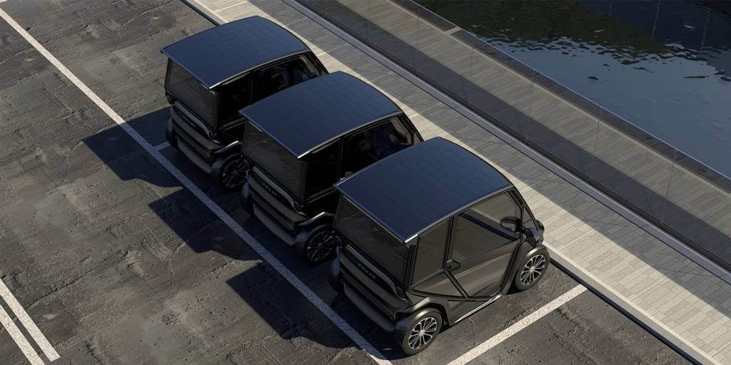 El Squad Solar puede ser el coche eléctrico perfecto para los sistemas de carsharing