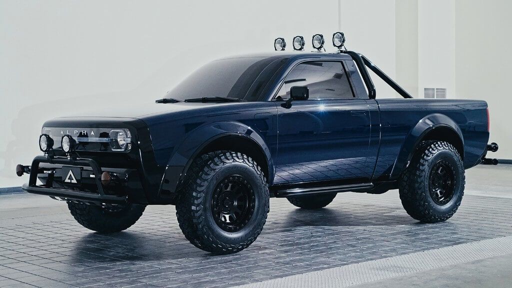 Se presenta el primer prototipo de la Alpha Wolf, una atractiva pick-up eléctrica de diseño retro