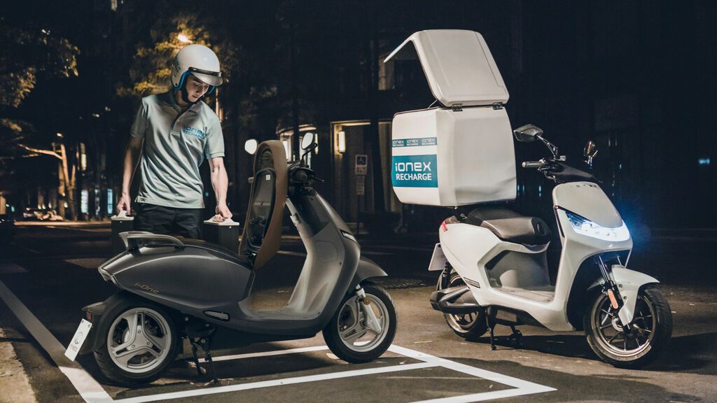 Kymco Ionex Recharge, llega el intercambio de baterías de motos bajo demanda