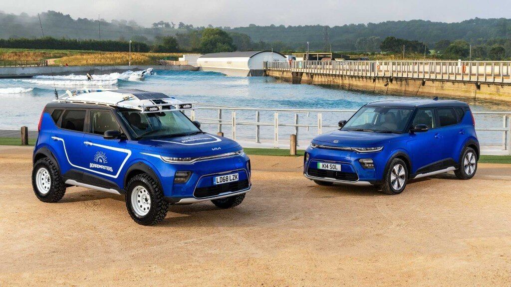 Este KIA e-Soul modificado es el coche eléctrico ideal para la playa