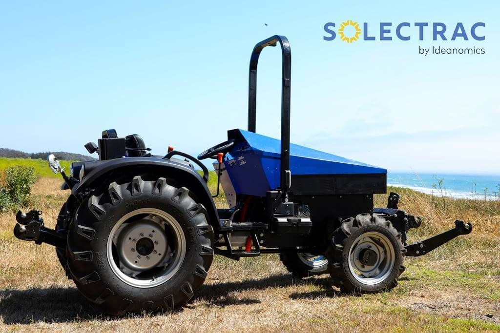 Ya está disponible el tractor eléctrico de Solectrac. 60 kWh, 8 horas de autonomía y batería extraible