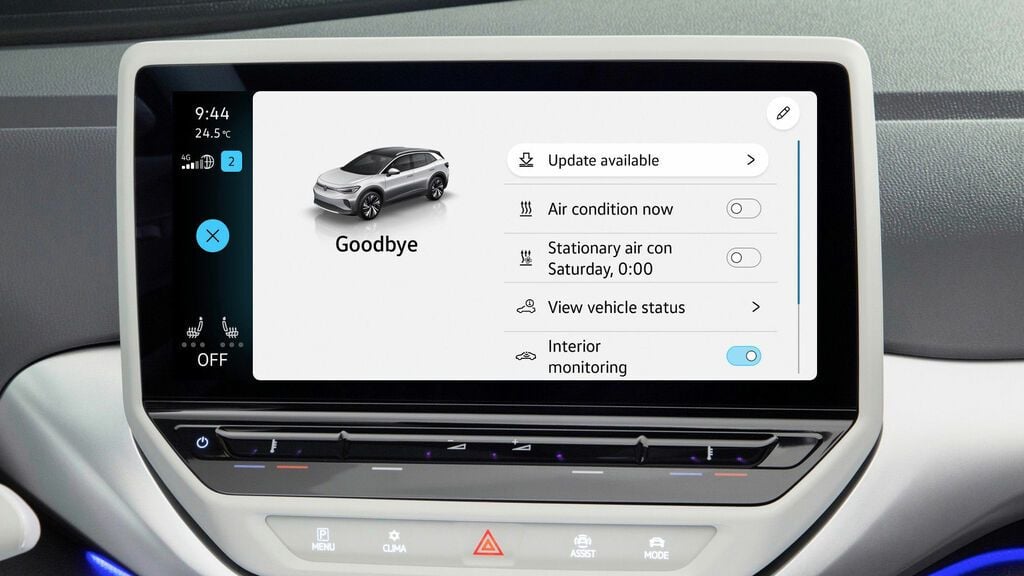 Volkswagen ofrece las primeras actualizaciones públicas vía Internet (OTA) de los ID.3, ID.4 e ID.4 GTX