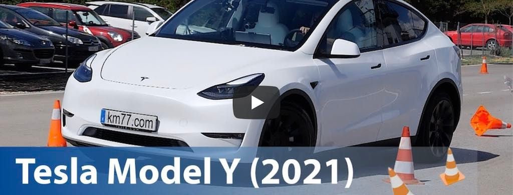 El SUV eléctrico Tesla Model Y destaca en la prueba del alce, sacando un «sobresaliente» (vídeo)