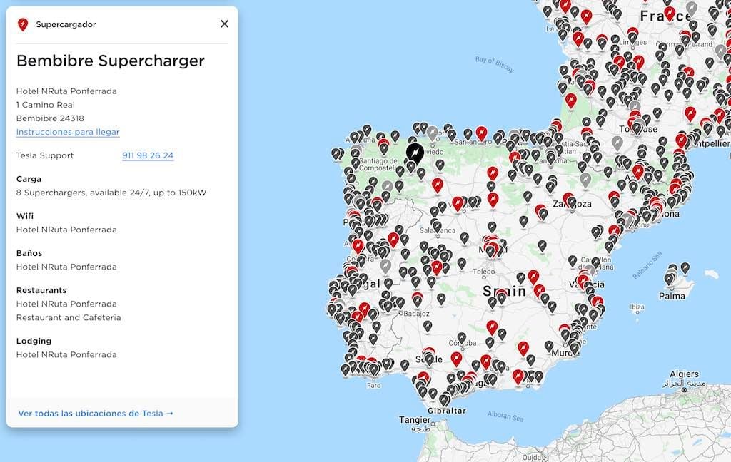 Cargas eléctricas España