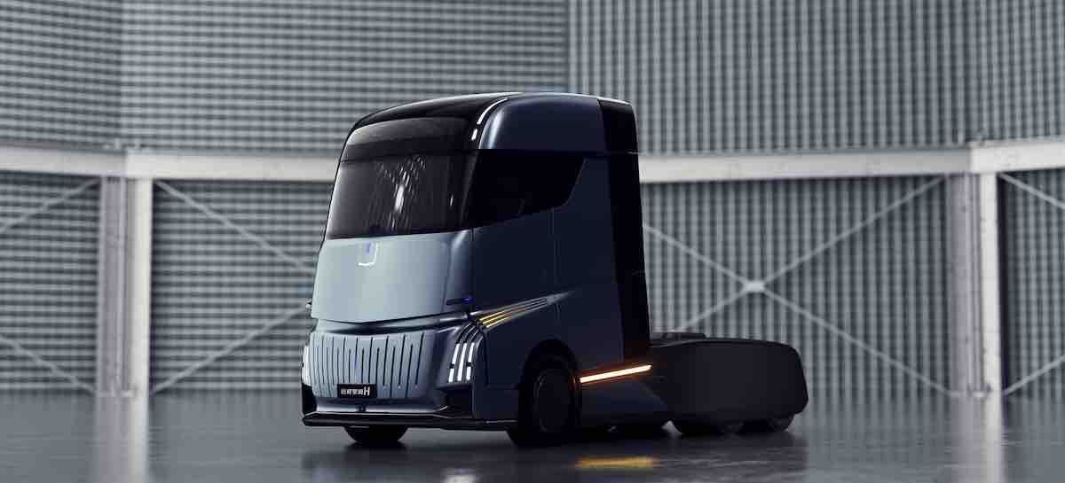 Camiones eléctricos; La respuesta al Tesla Semi se llama Geely Homtruk y legará en 2024