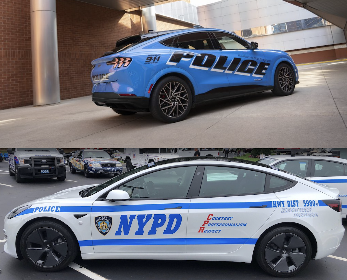 La policía de Nueva York se pasa al coche eléctrico con 250 Tesla y 158 Ford Mustang Mach-E