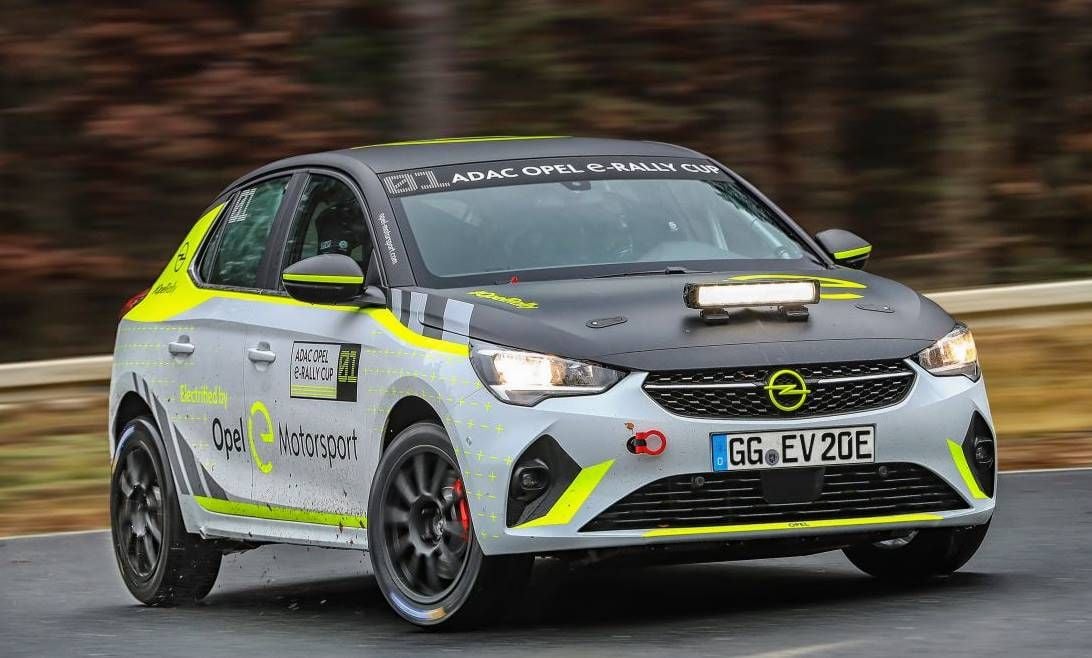 El Opel Corsa e-Rally debuta este domingo en España durante el RallySprint RACC