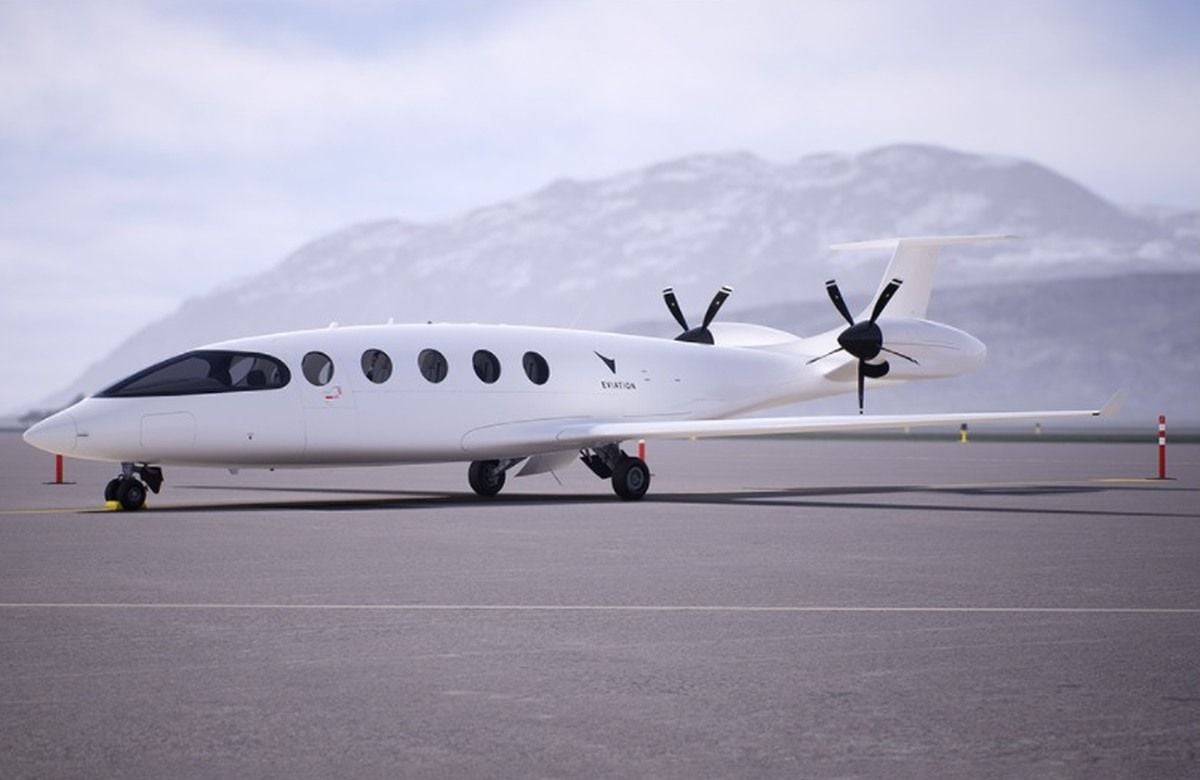 Alice, el avión eléctrico de corto alcance a punto de despegar