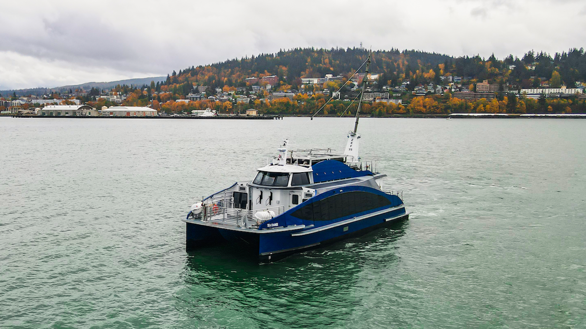 Sea Change. El ferry a hidrógeno con hasta 550 km de autonomía comienza sus viajes sin emisiones