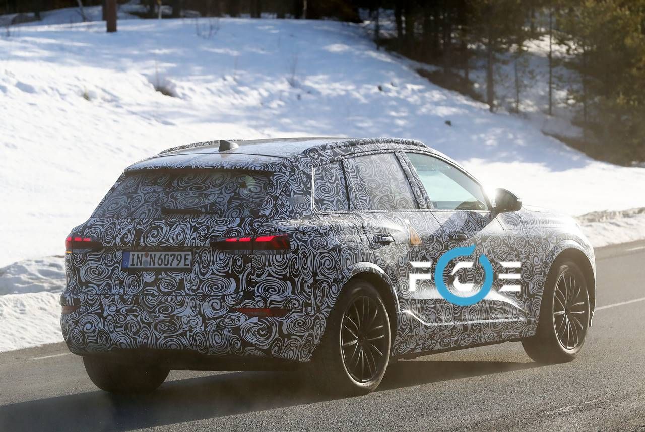 Avistado durante sus ultimas pruebas el Audi RS Q6 e-tron