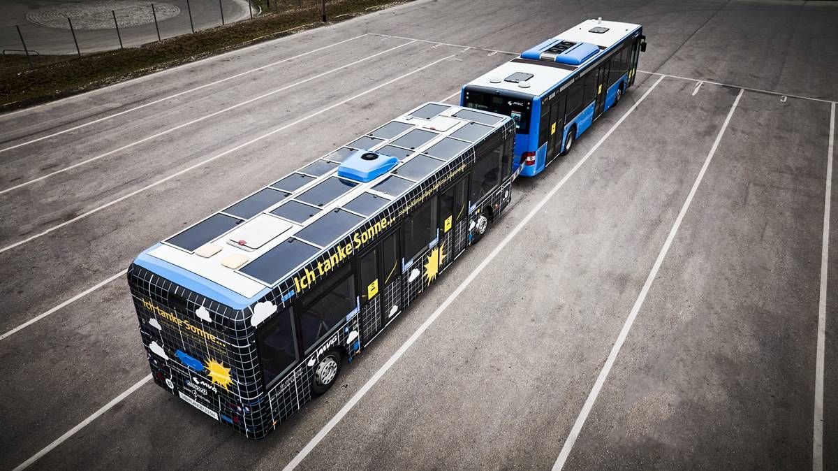 Munich presenta su primer autobús con energía fotovoltaica de la mano de la tecnología de Sono Motors