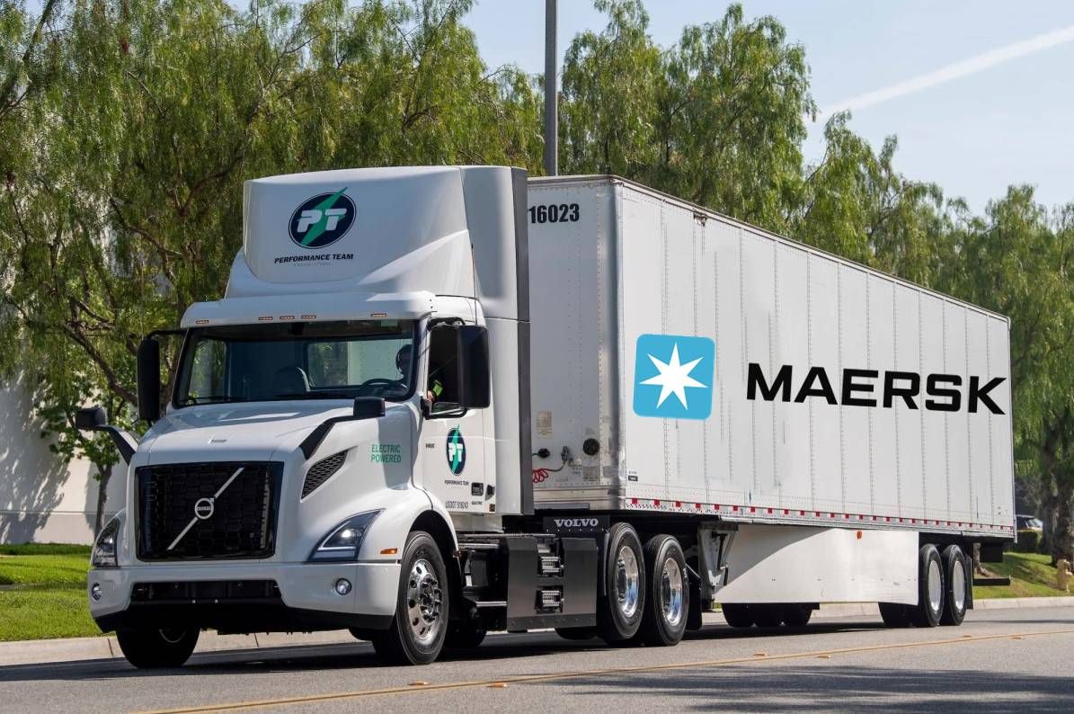 Maersk realiza un pedido de 110 camiones eléctricos a Volvo Trucks