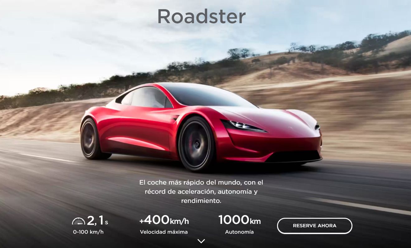 El Tesla Roadster vuelve a abrir sus reservas, incluso en Europa