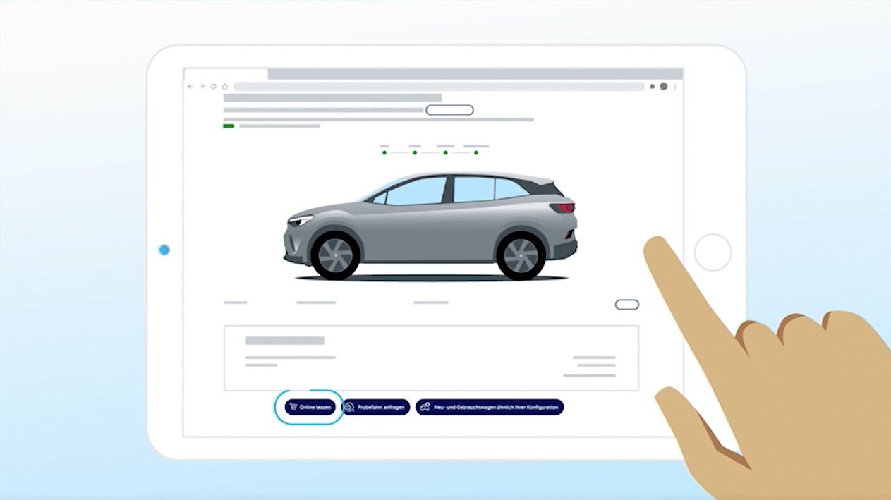 Volkswagen ofrece en Alemania el leasing online de sus modelos eléctricos