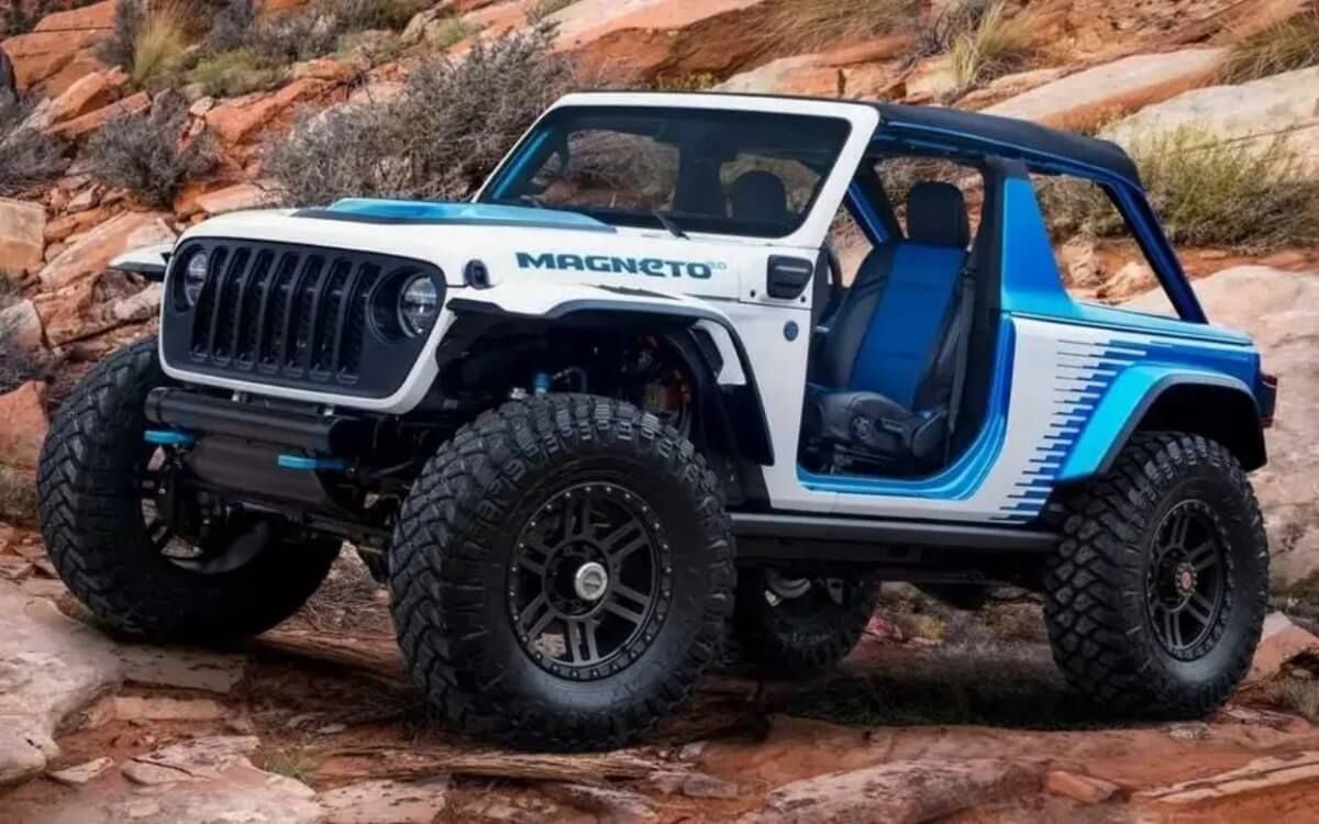 Jeep Wrangler Magneto 2.0 Concept: más potencia para el todoterreno eléctrico