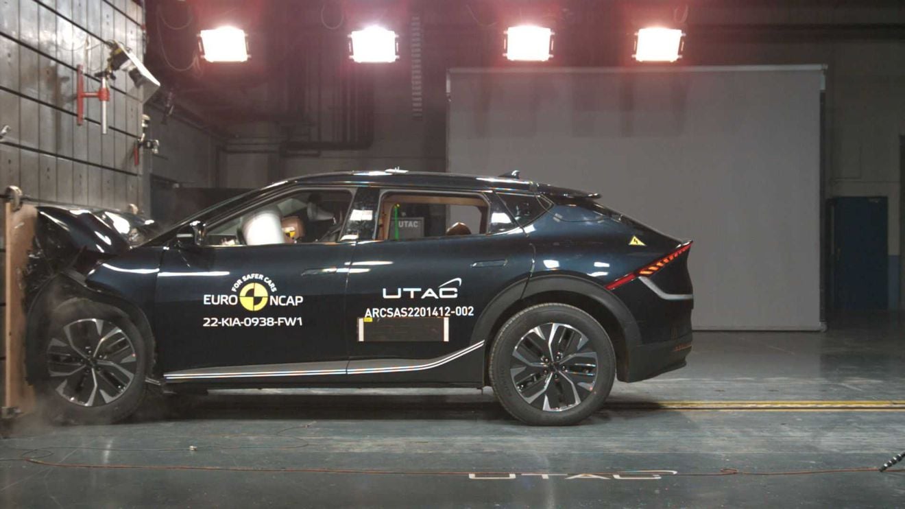 El KIA EV6 recibe las cinco estrellas en las pruebas EuroNCAP