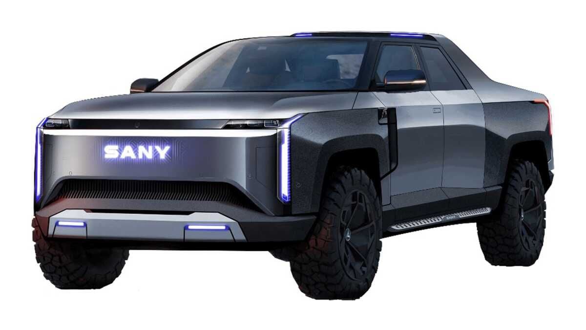 ¿Qué pasa si mezclas al Tesla Cybertruck y al Rivian R1T? El resultado es la espectacular pick-up china de Sany