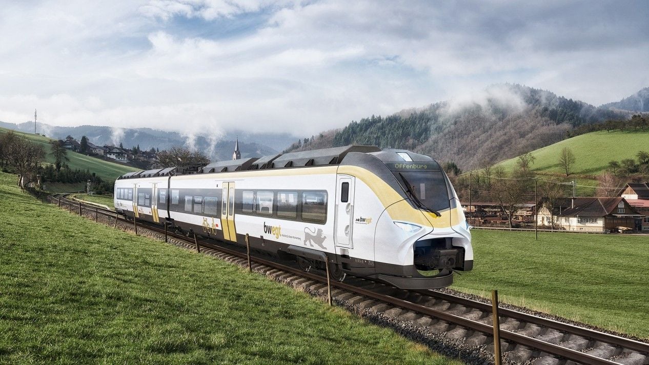 Siemens presenta un tren a hidrógeno con hasta 1.000 km de autonomía y autorepostaje