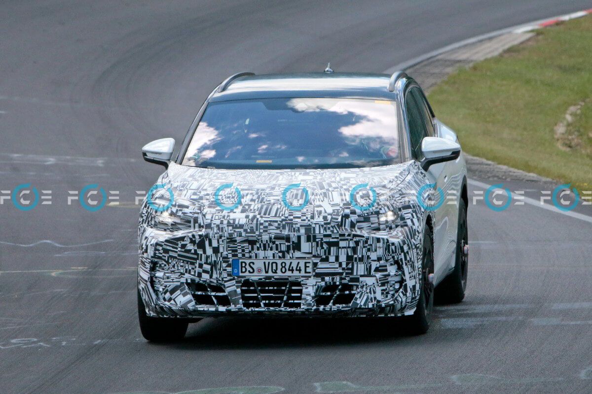 El CUPRA Tavascan ya rueda camuflado en Nürburgring