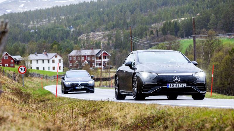 Resultados de la súper prueba de autonomía de coches eléctricos de la Asociación de conductores de Noruega