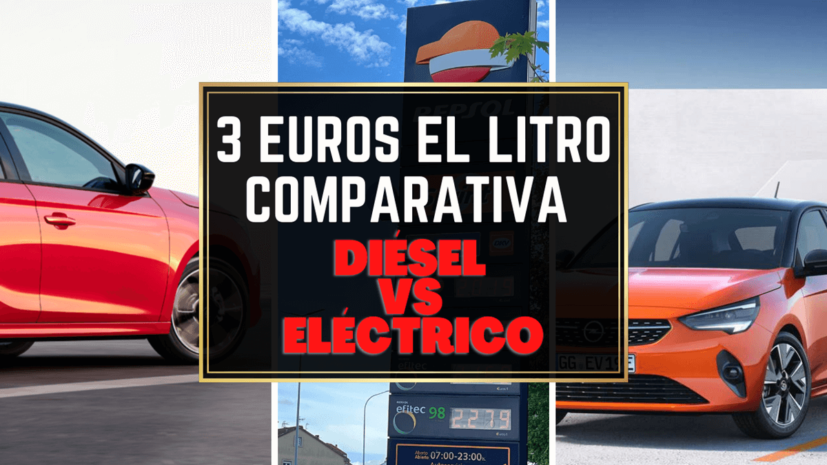 Con las gasolinas a 3 euros el litro ¿Cuánto ahorrarás con un coche eléctrico?