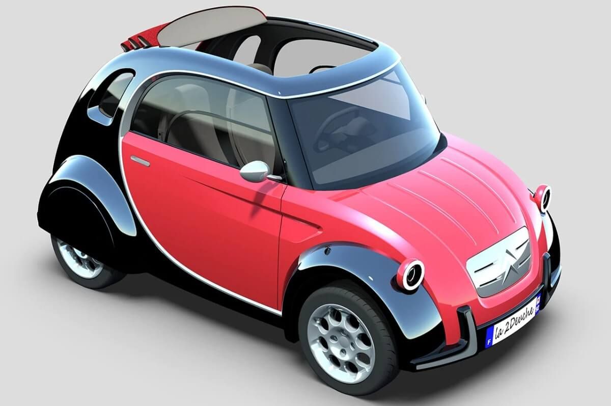 ¿Y si el Citroën AMI fuera un remake del clásico 2CV? Este simpático ejercicio de diseño nos lo muestra