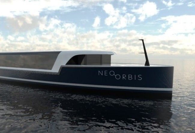 El Neo Orbis será el primer barco eléctrico dotado de un sistema de hidrógeno sólido