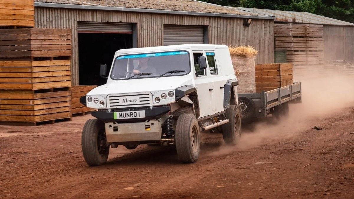 Munro EV: un salvaje todoterreno eléctrico de origen escocés