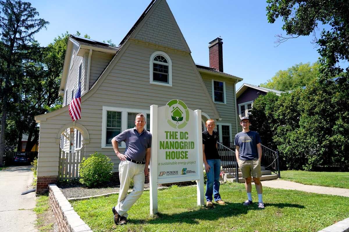 Esta casa funciona con electricidad en corriente continua y es mucho más eficiente