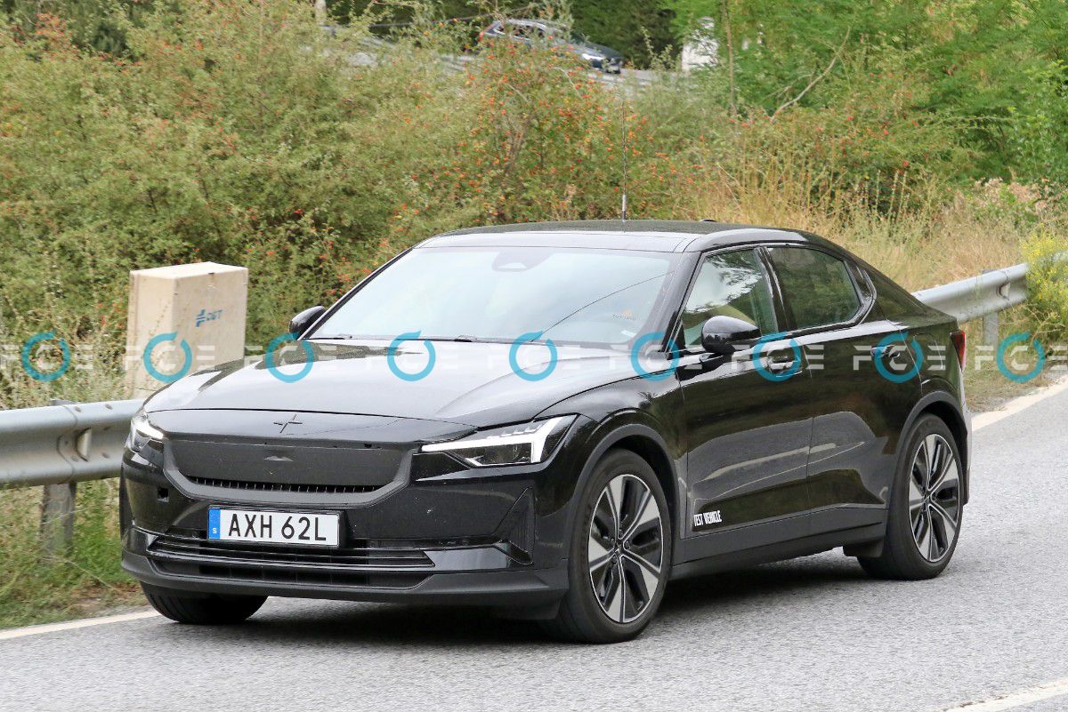 Primeras fotos espía del nuevo Polestar 2, que recibirá un restyling en 2023