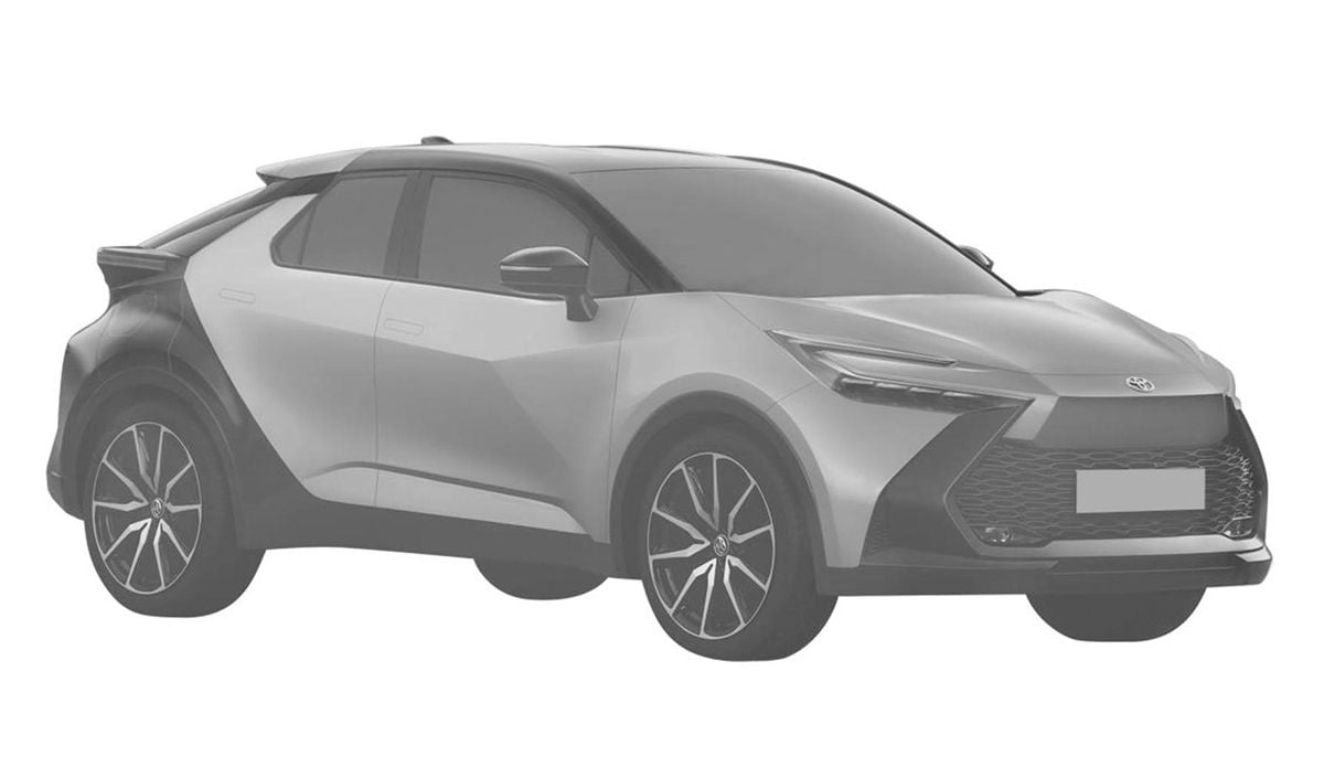 Se filtra el diseño del nuevo Toyota C-HR, que tendrá versiones 100% eléctricas