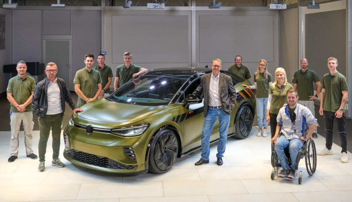 Volkswagen ID.5 GTX Xcite, un prototipo desarrollado por los aprendices de la marca