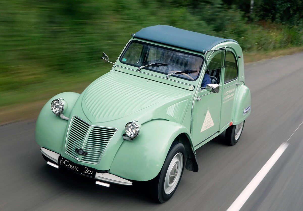 MLT e-Classic, un Citroën 2CV de nueva fabricación, 100% eléctrico y con 250 kilómetros de autonomía