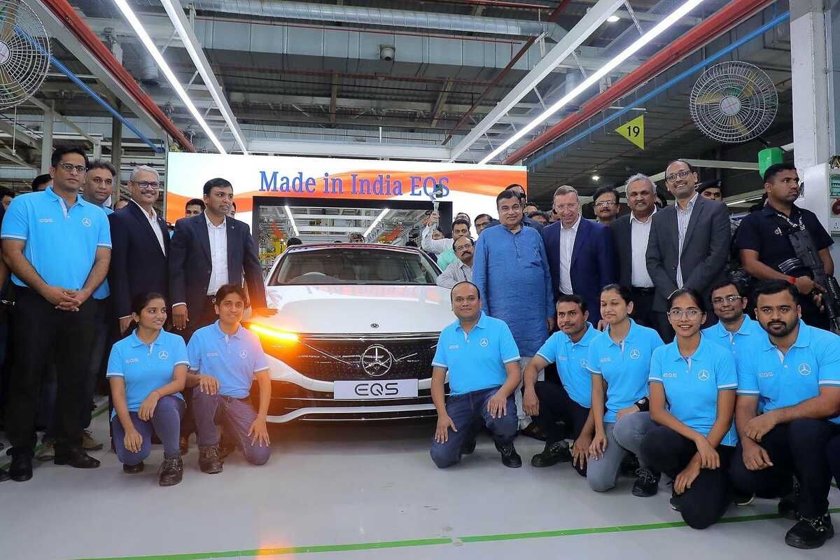 El Mercedes-Benz EQS ya se fabrica en la India y tiene ventaja sobre la competencia