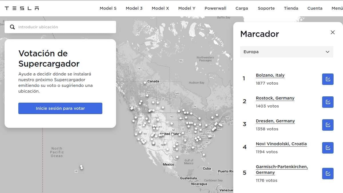 Tras 10 años desplegando Supercargadores, Tesla pregunta dónde queremos que haya más