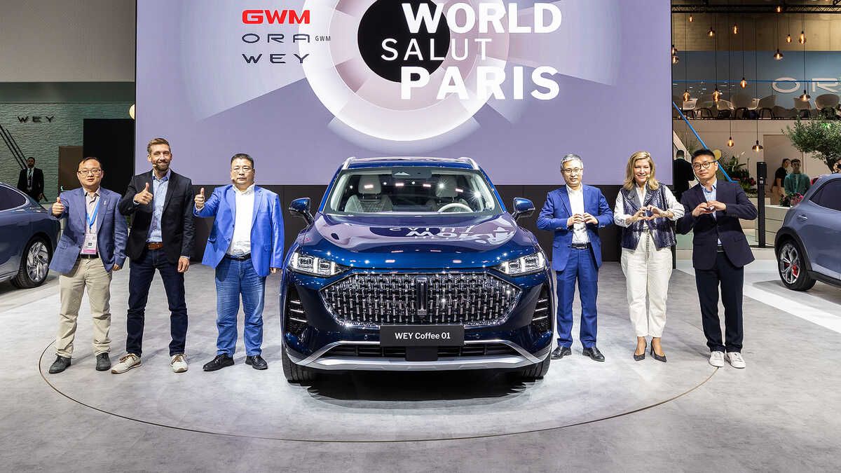 Great Wall presenta en París el Wey Coffee 01 y anticipa el Coffee 02 para Europa