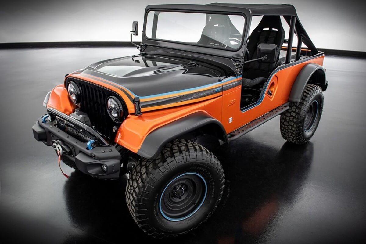 Jeep CJ Surge Concept, un todoterreno clásico transformado en coche eléctrico