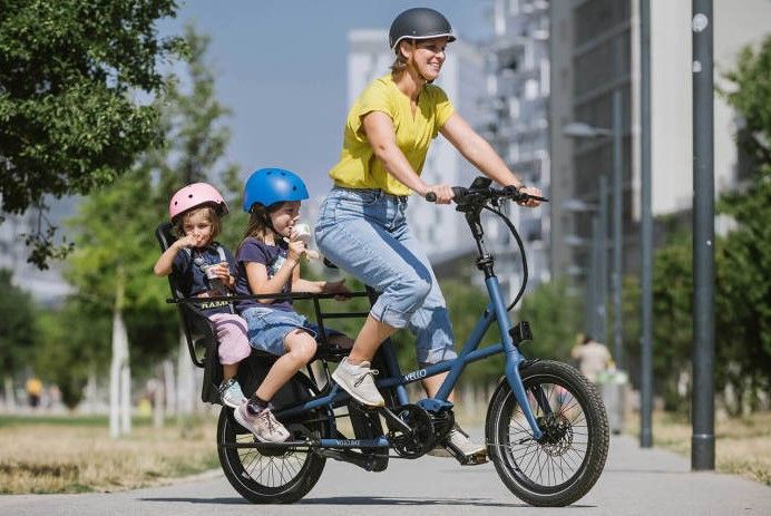 Vello SUB es una bicicleta eléctrica de carga  con 250 km de autonomía