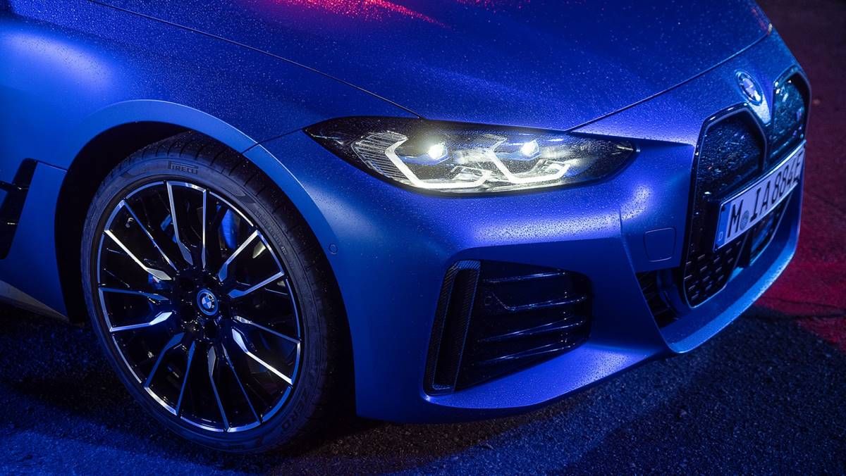 El BMW i4 M50 montará los nuevos neumáticos Pirelli P Zero Elect especiales para coches eléctricos