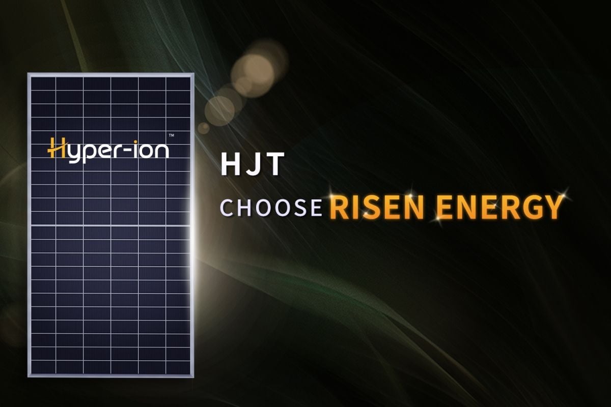 Nuevo récord mundial en paneles solares: el Hyper-ion HJT de Risen Energy consigue 741,456 W y un 23,89 % de eficiencia