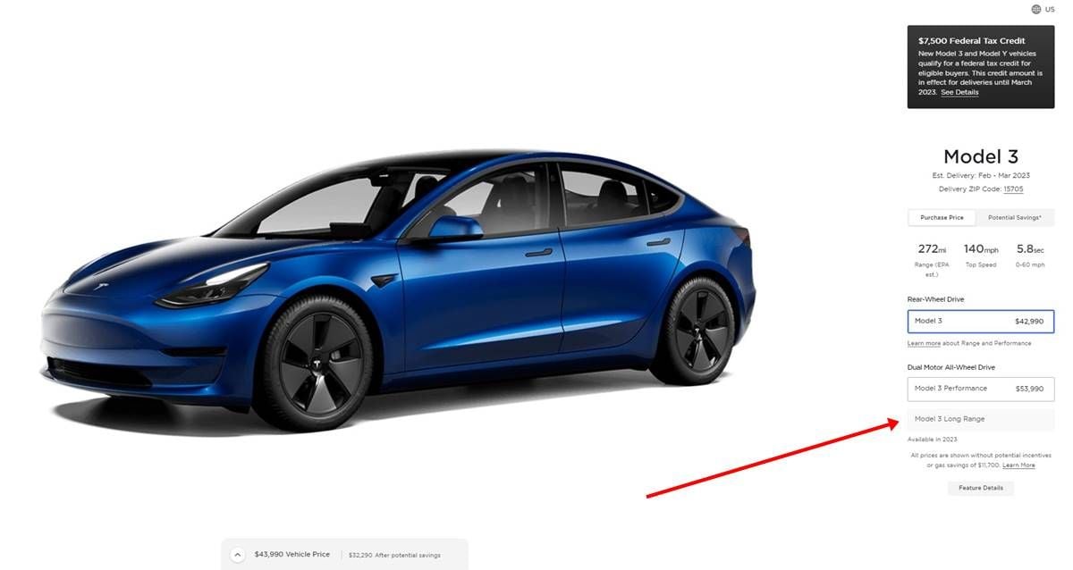 Tesla elimina el Model 3 Long Range del configurador en Estados Unidos ¿Se acerca su renovación?